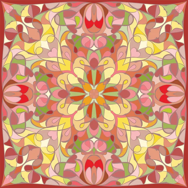 Mouchoir de couleur vive — Image vectorielle