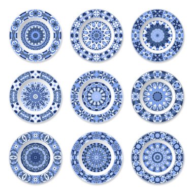 Dekoratif tabak seti