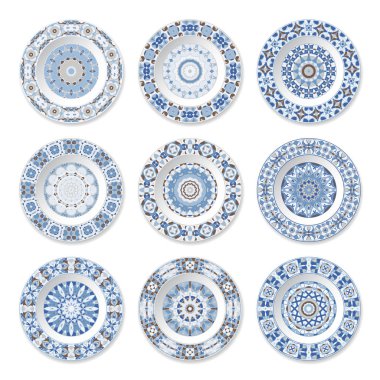 Dekoratif tabak seti