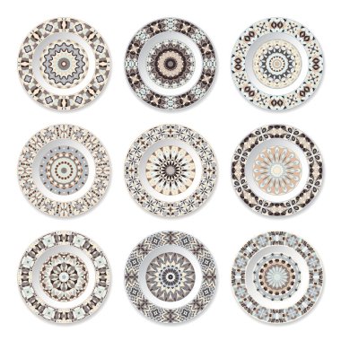 Dekoratif tabak seti