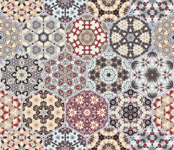 Vektör altıgen şekillerinin ayarla.