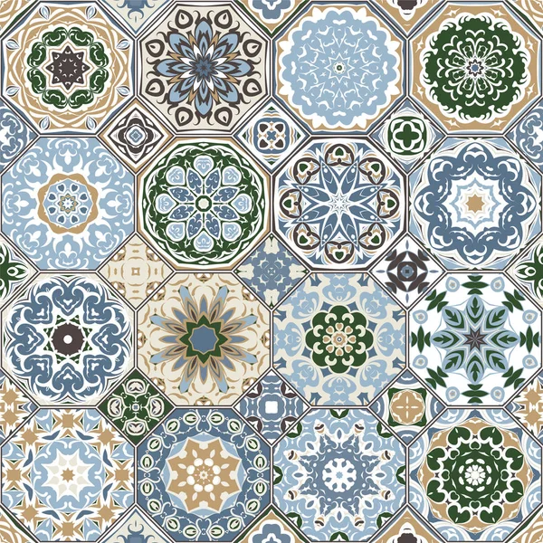 Sekizgen ve kare desenleri.