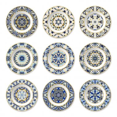 Dekoratif tabak seti