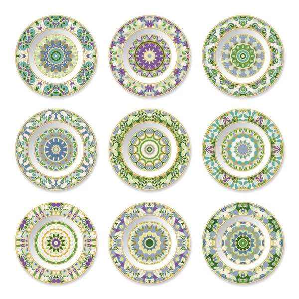 Dekoratif tabak seti