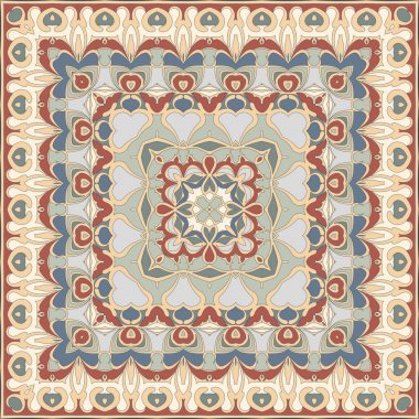 Parlak renkli mendil