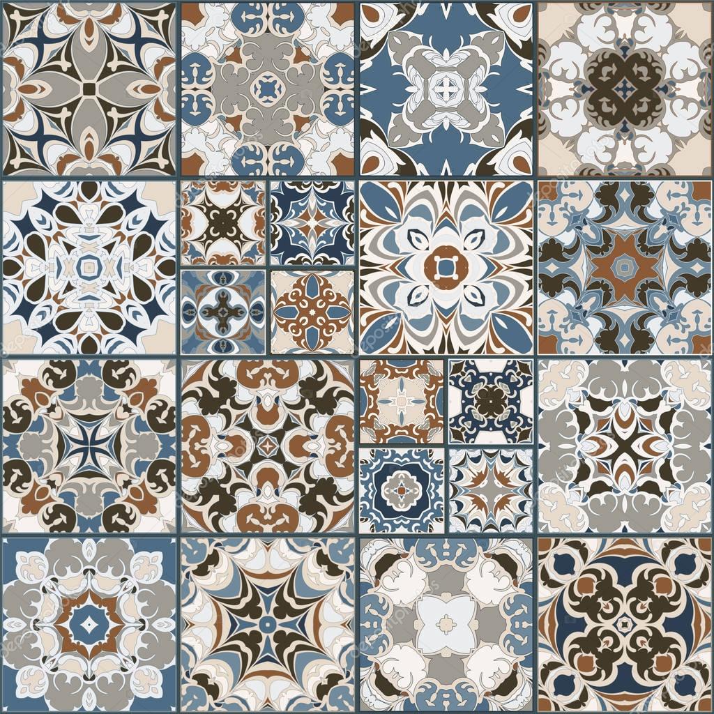 Collection of ceramic tiles