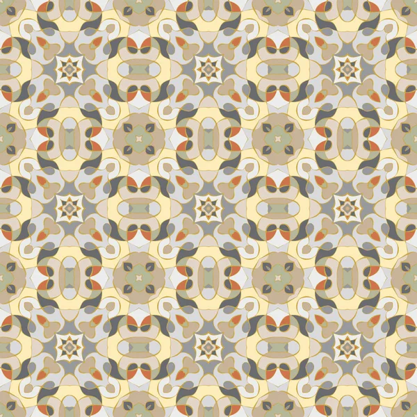 Seamless symmetrical pattern — Stock Vector