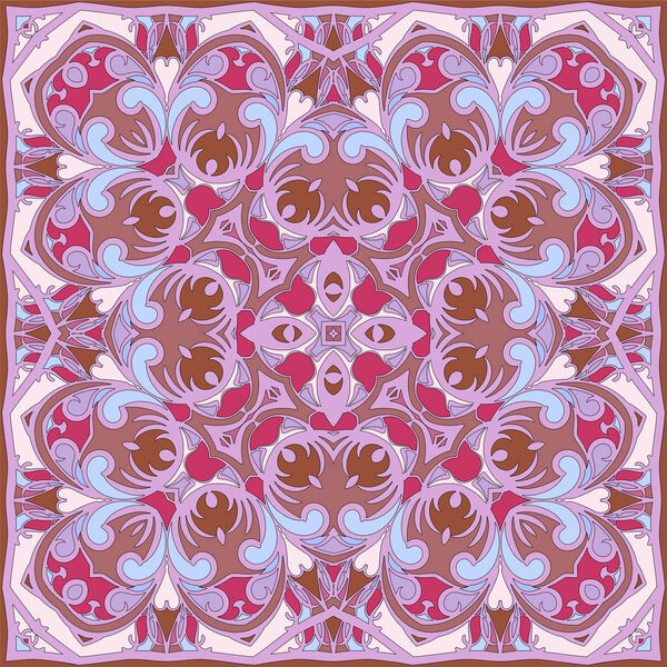 Bright colored handkerchief