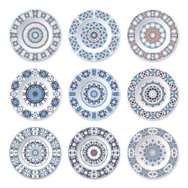 Dekoratif tabak seti