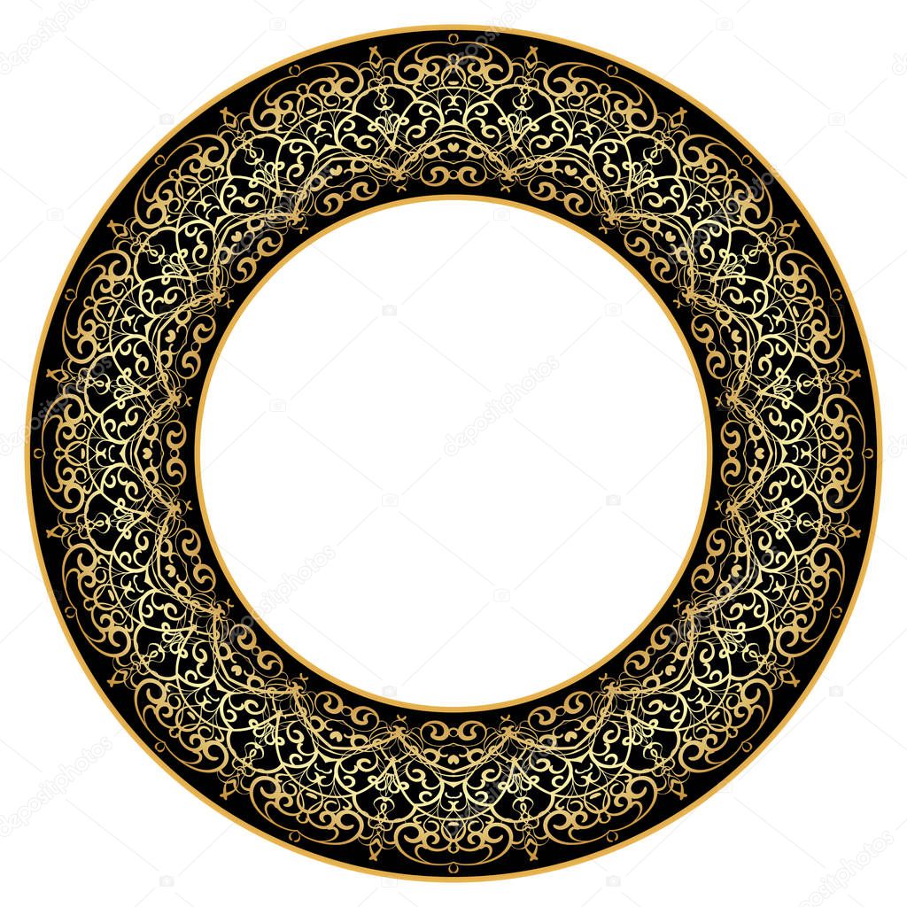 Thin gold pattern