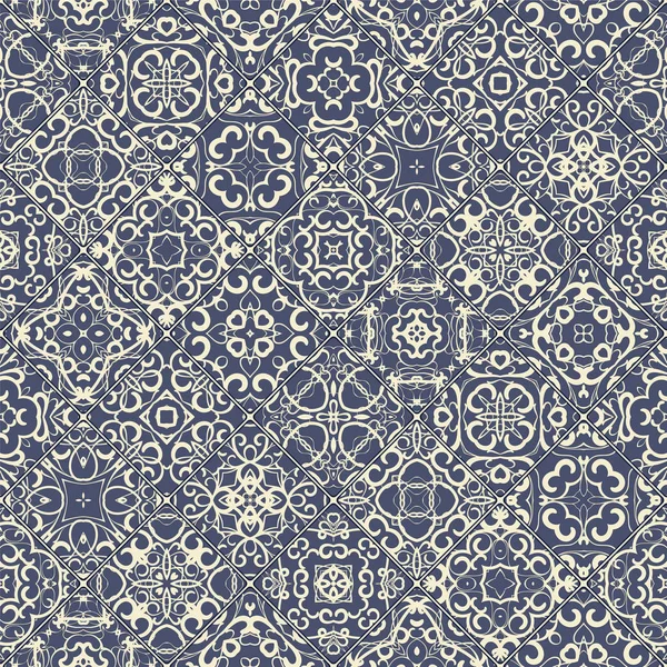 Abstrakt mönster i mosaik set. — Stock vektor