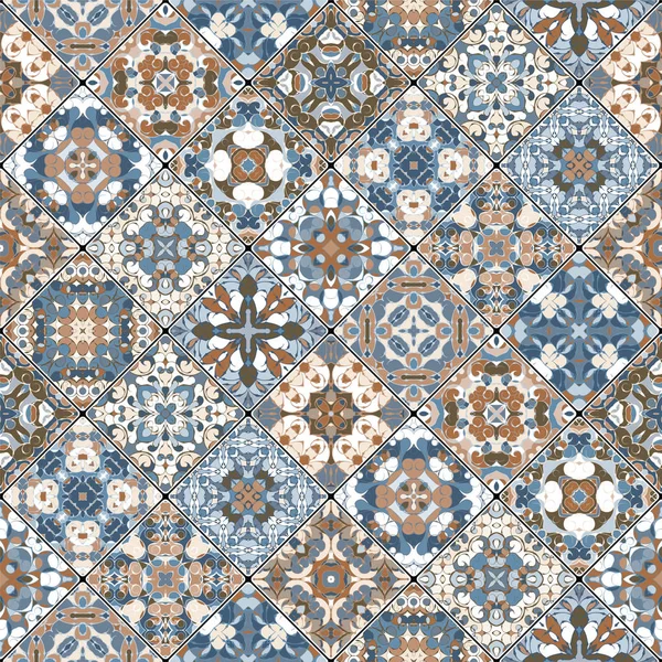 Abstrakt mönster i mosaik set. — Stock vektor