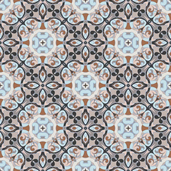 Seamless symmetrical pattern — Stock Vector