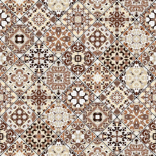Abstrakte Muster im Mosaik-Set. — Stockvektor