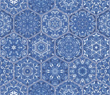 Vektör altıgen unsurları ayarla.