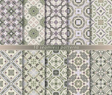 Dikişsiz oryantal desenleri