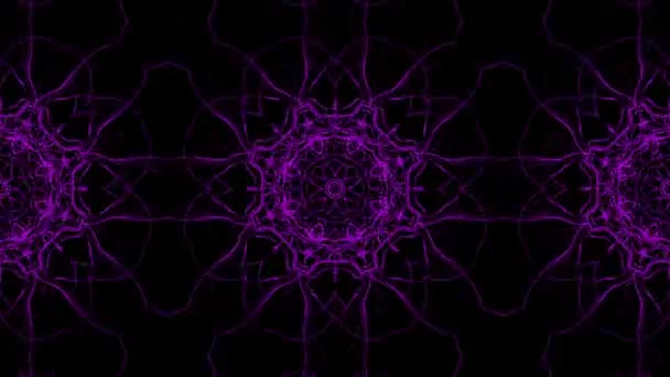 Fond fractal coloré . — Video