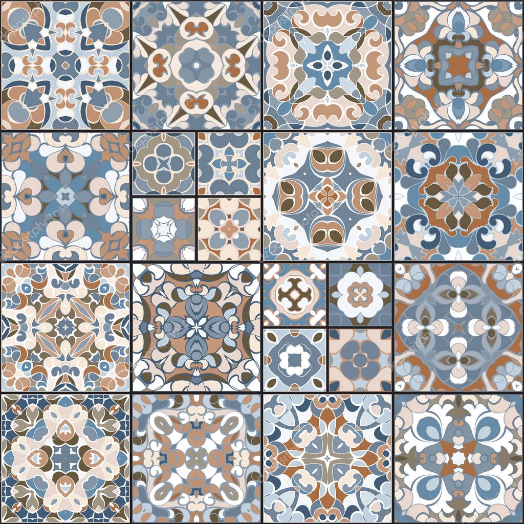 Collection of ceramic tiles