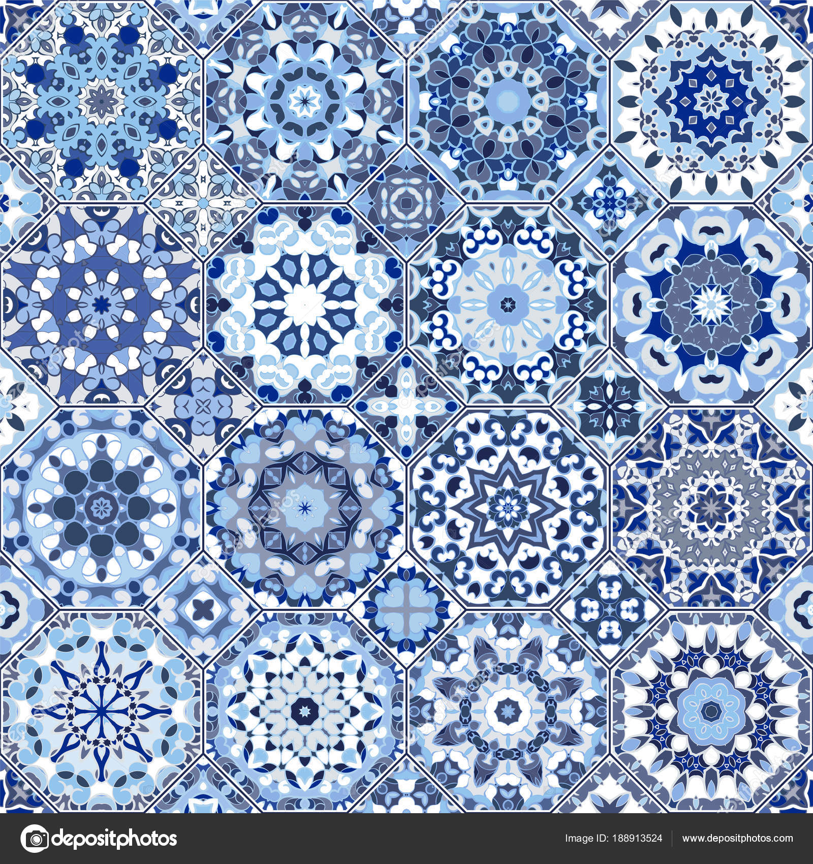 Un conjunto de azulejos de color marrón. — Vector de stock © i0645495