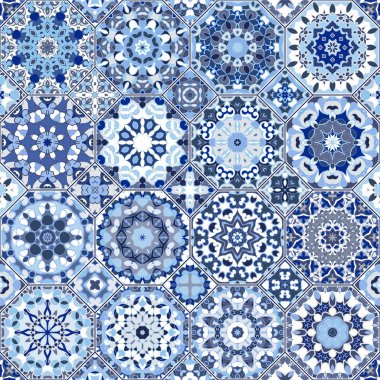 Kahverengi kiremit bir dizi.