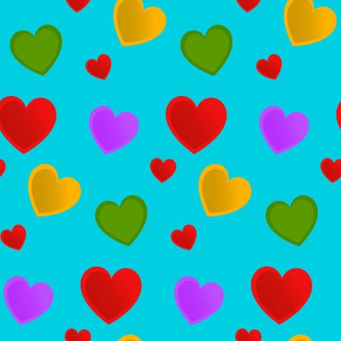 Bir nane ile Seamless Modeli kalp