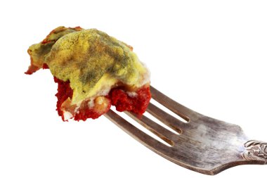 Beyaz bir arka plan üzerinde kalıp