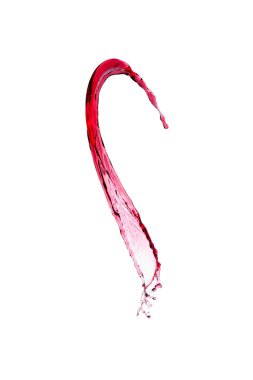 Bir damla kırmızı şarap.