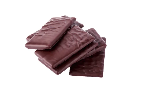 The black chocolate — Stock Photo, Image