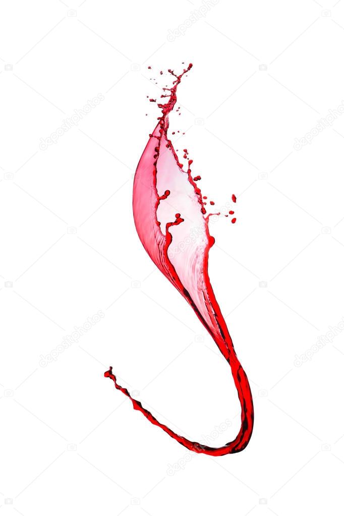 splash of red wine