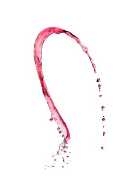 Bir damla kırmızı şarap.