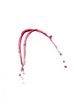 Bir damla kırmızı şarap.