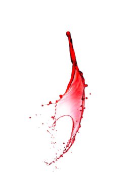 Bir damla kırmızı şarap.