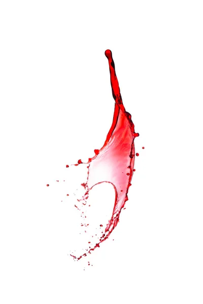 Schizzo di vino rosso — Foto Stock