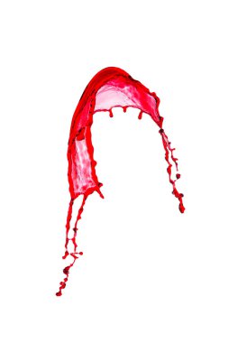 Bir damla kırmızı şarap.