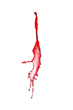 Bir damla kırmızı şarap.