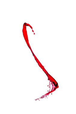 Bir damla kırmızı şarap.