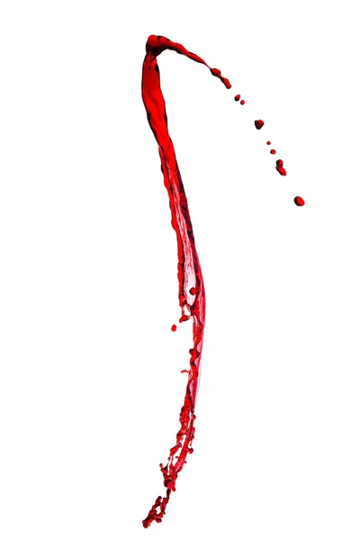 Schizzo di vino rosso — Foto Stock