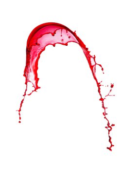 Bir damla kırmızı şarap.