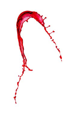 Bir damla kırmızı şarap.