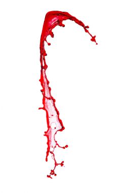 Bir damla kırmızı şarap.