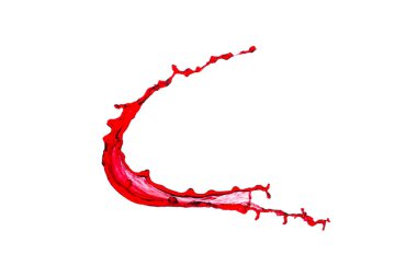 Bir damla kırmızı şarap.