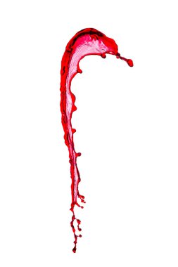 Bir damla kırmızı şarap.