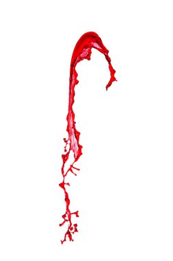 Bir damla kırmızı şarap.