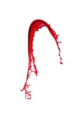 Bir damla kırmızı şarap.