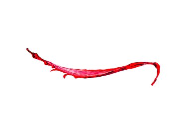 Bir damla kırmızı şarap.