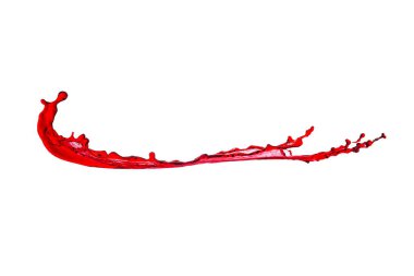 Bir damla kırmızı şarap.