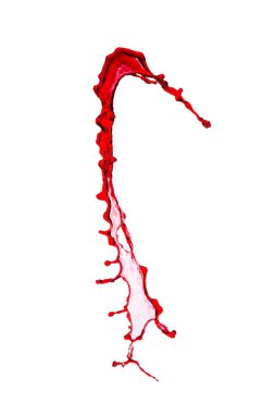 Bir damla kırmızı şarap.