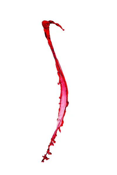 红葡萄酒的飞溅 — 图库照片