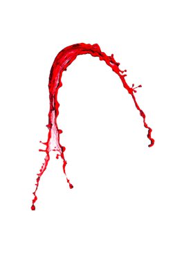 Bir damla kırmızı şarap.