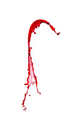 Bir damla kırmızı şarap.